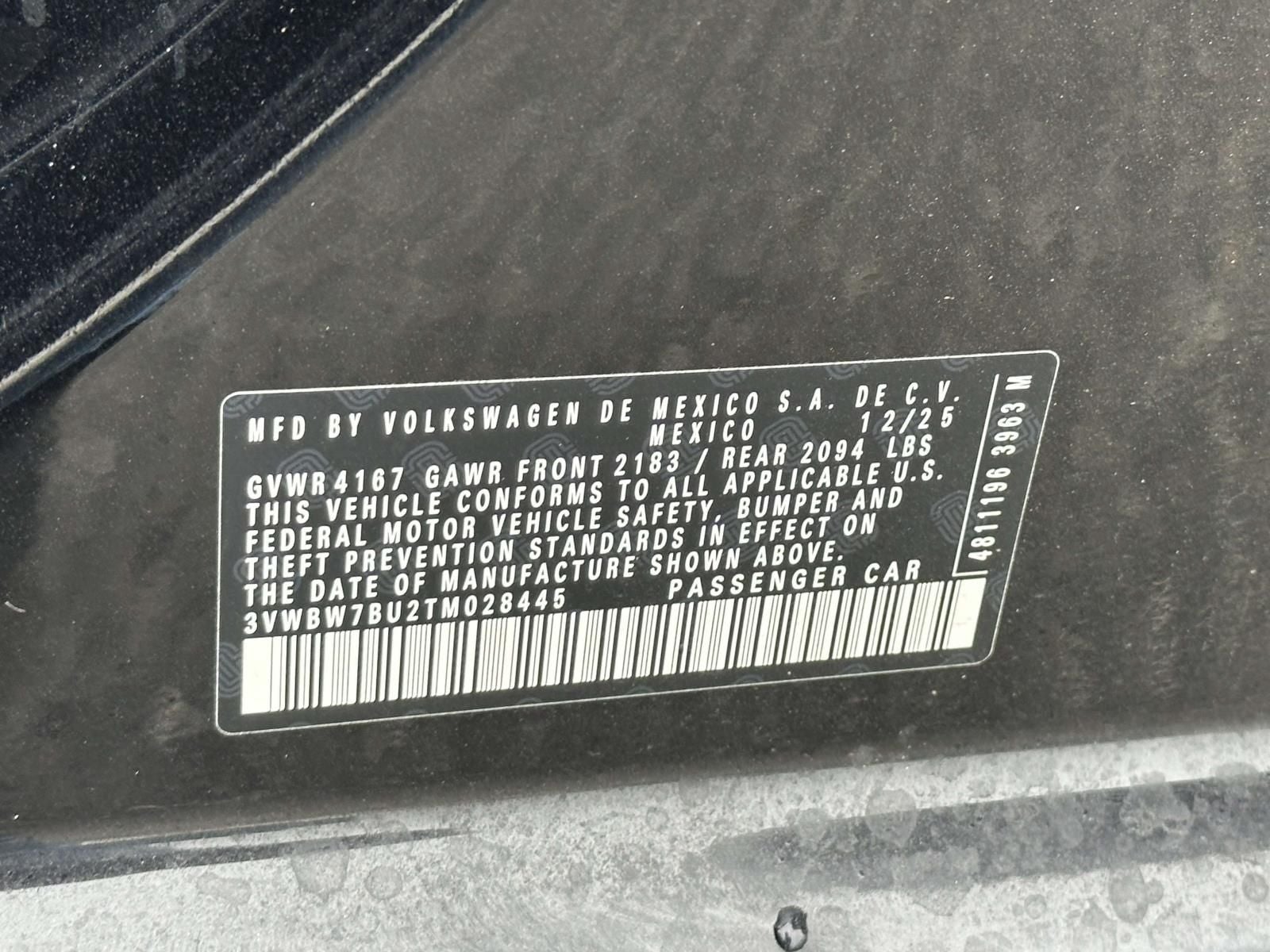 2026 Volkswagen Jetta 1.5T Sport