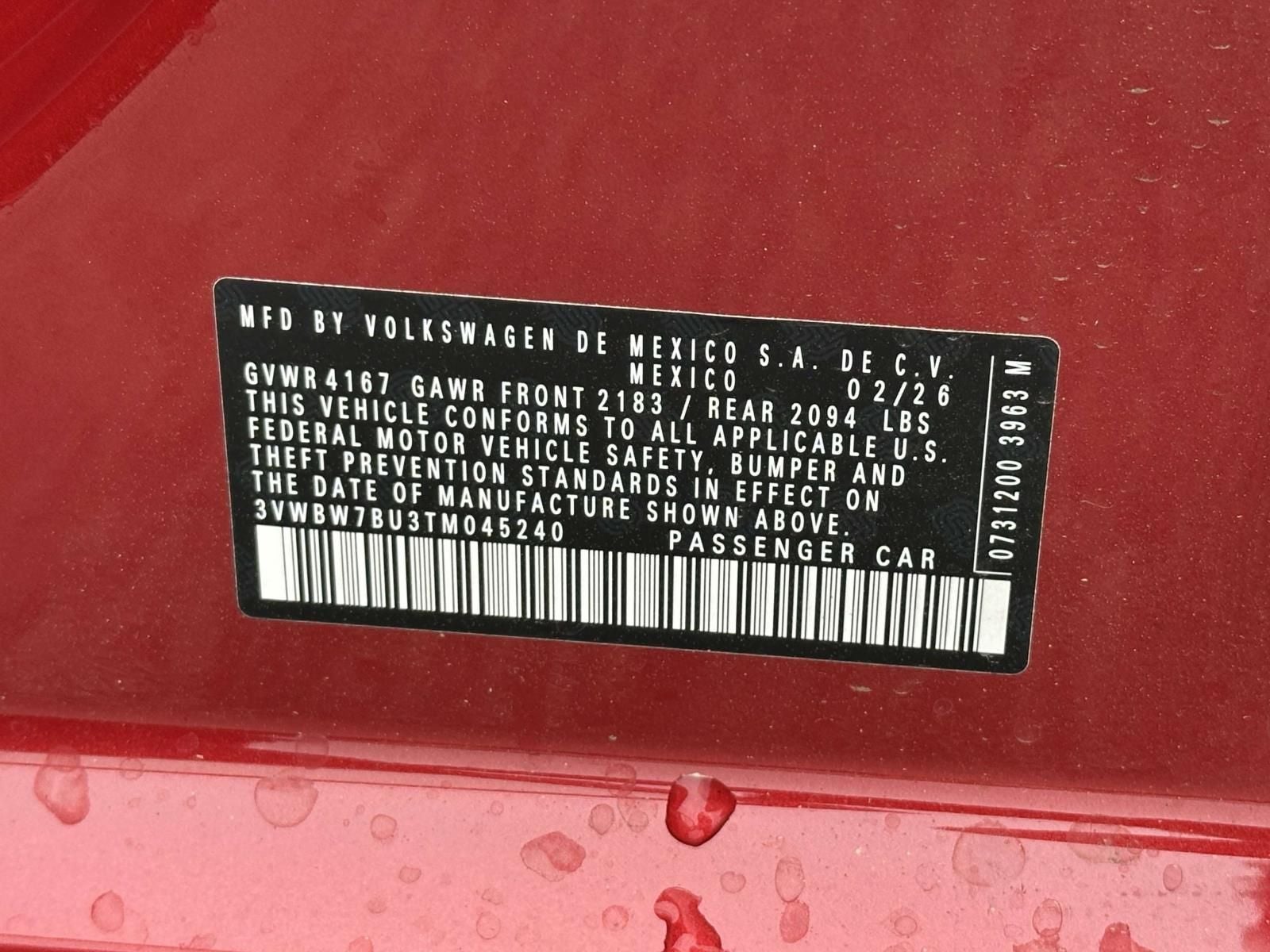 2026 Volkswagen Jetta 1.5T Sport