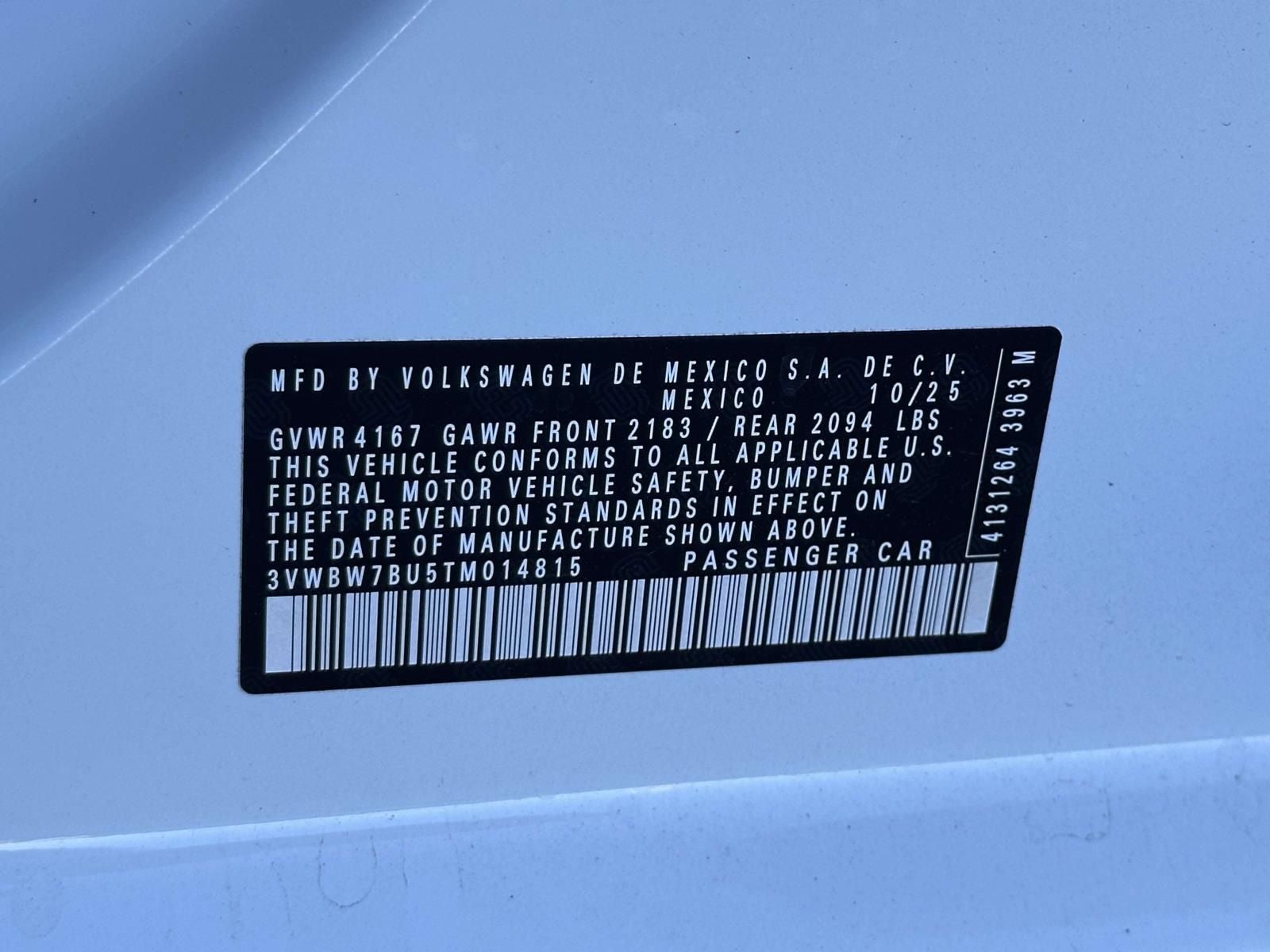 2026 Volkswagen Jetta 1.5T Sport