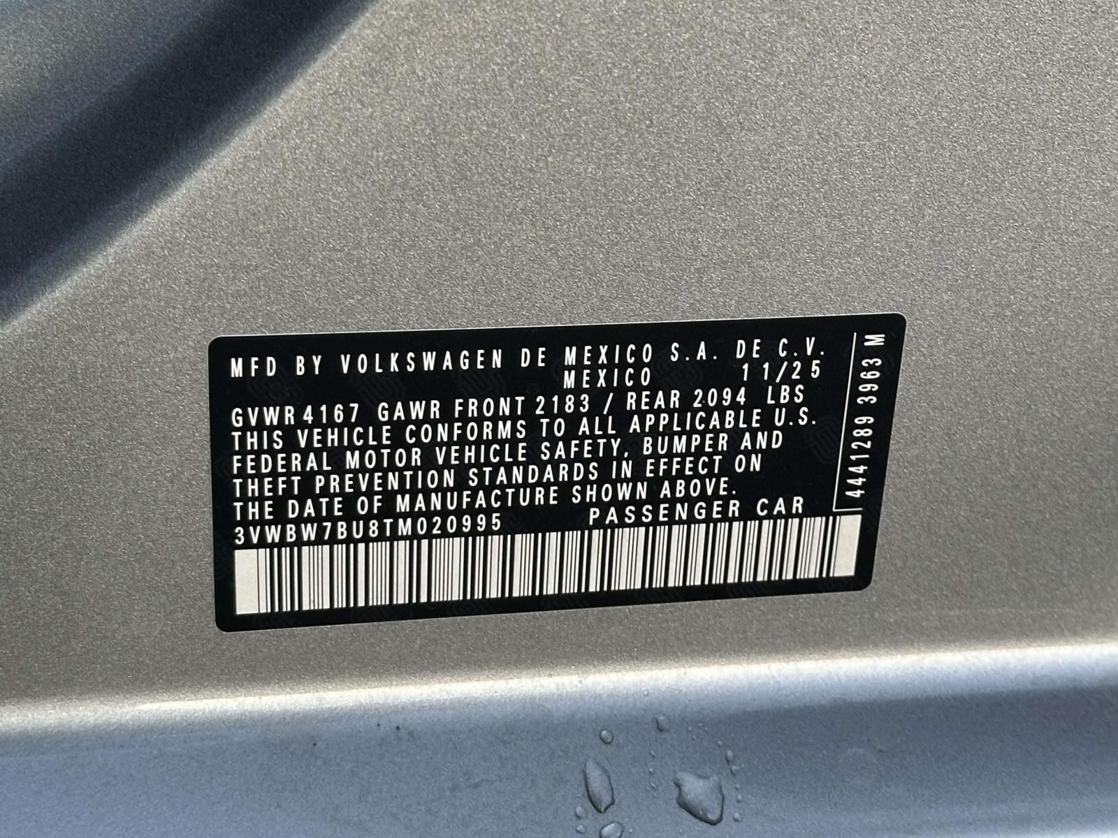 2026 Volkswagen Jetta 1.5T Sport