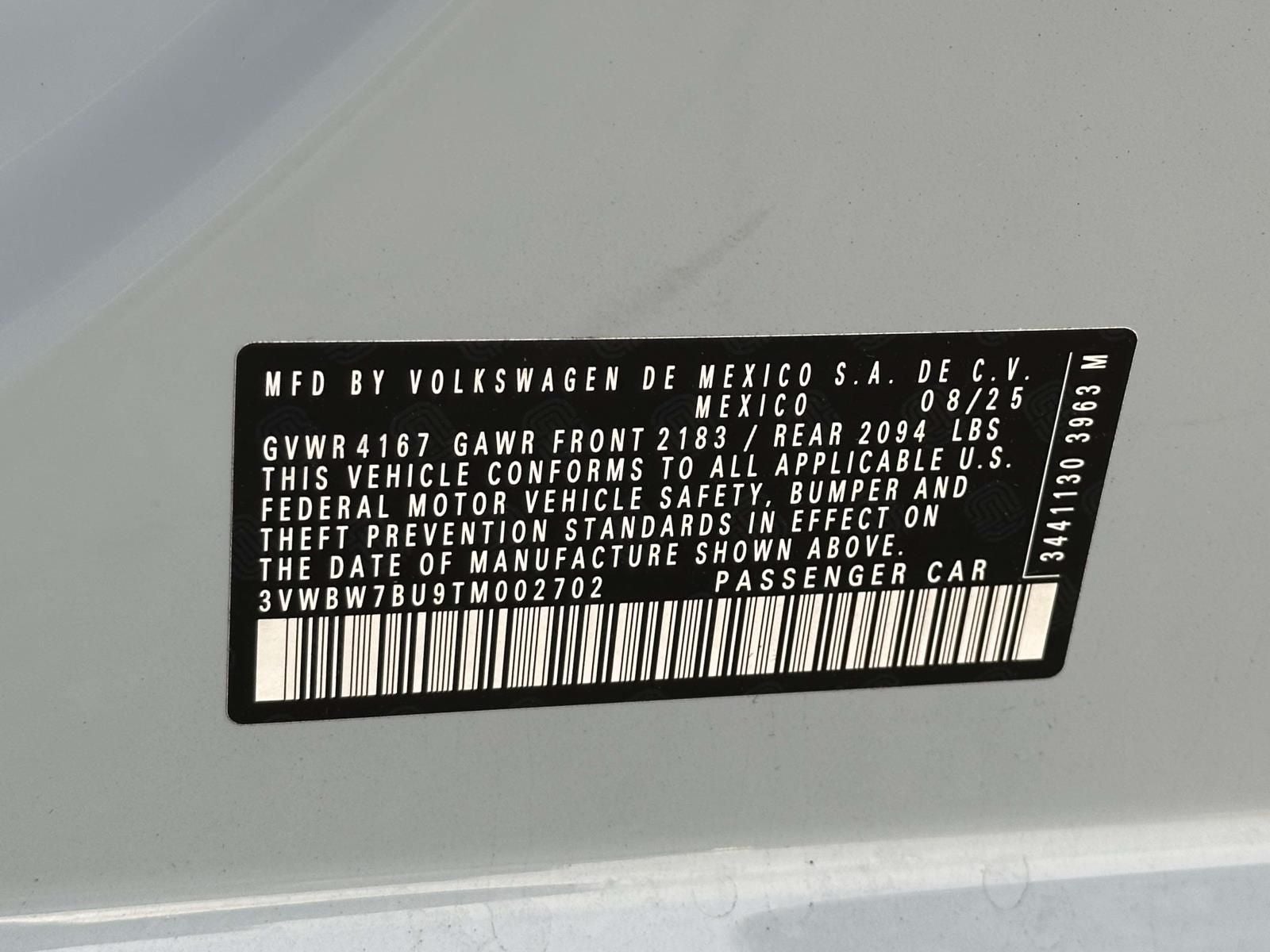 2026 Volkswagen Jetta 1.5T Sport