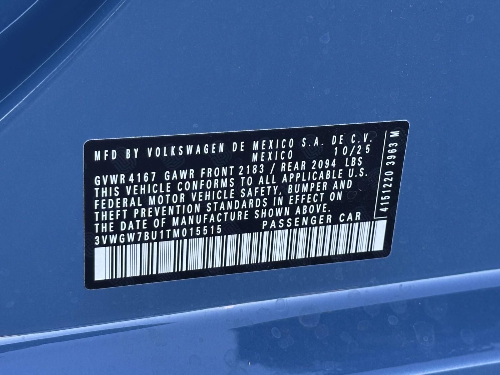 2026 Volkswagen Jetta 1.5T SEL