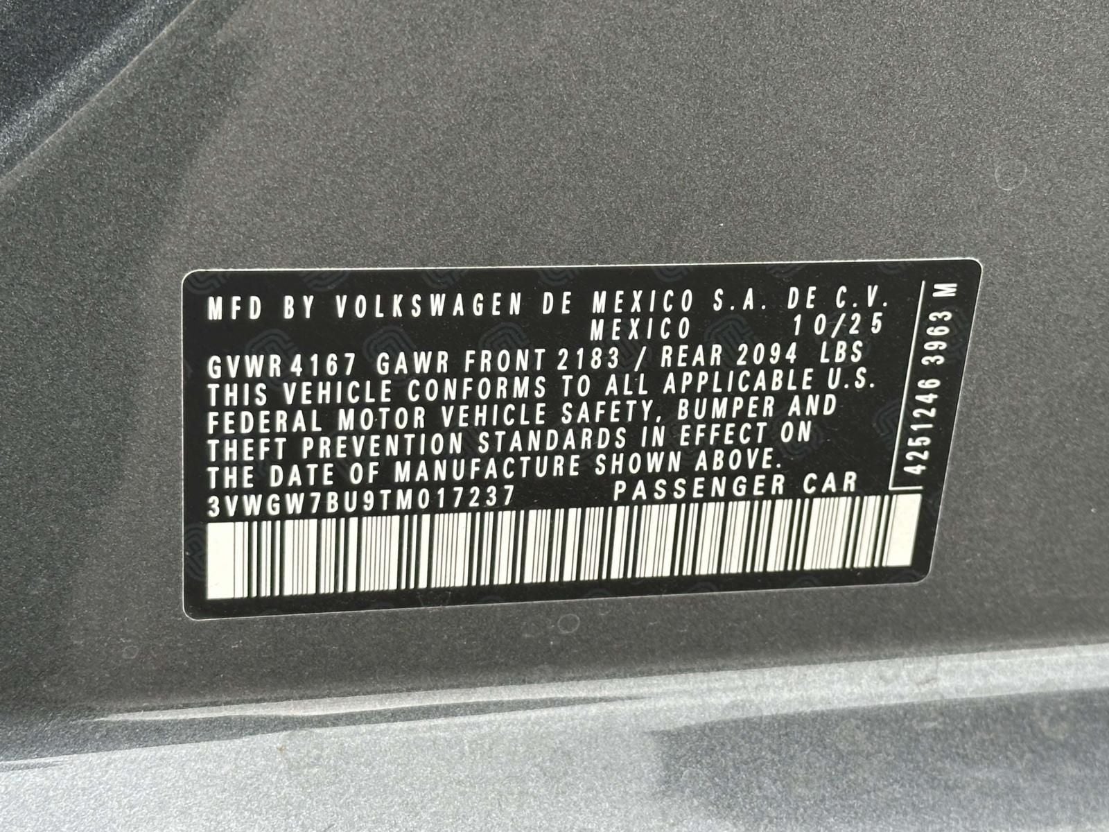 2026 Volkswagen Jetta 1.5T SEL