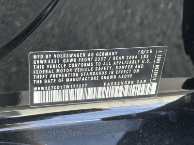 2026 Volkswagen Golf GTI 2.0T SE